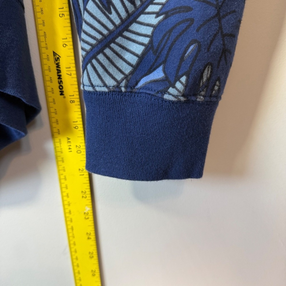 Life Is Good Hoodie Men's XXL Blue Tropical Palm Leaf Coastal Casual Surf Comfy - Picture 7 of 7